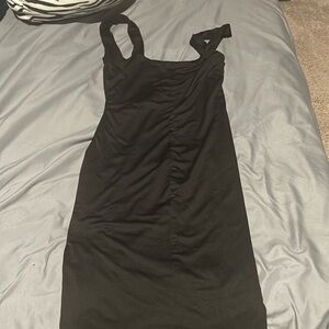 black fashion nova dress